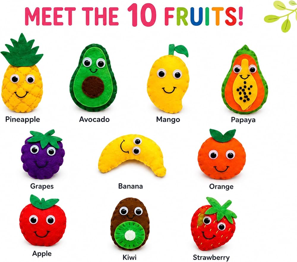 Fruit finger puppets product view