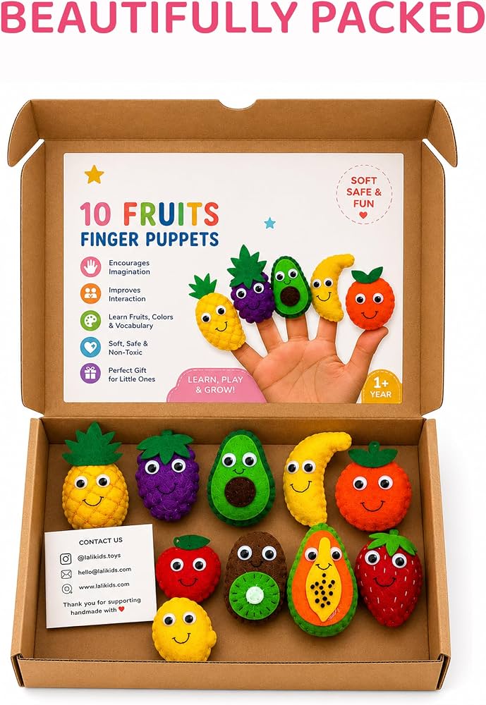Fruit finger puppets product detail