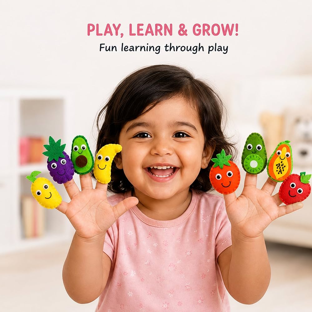 Fruit finger puppets product detail