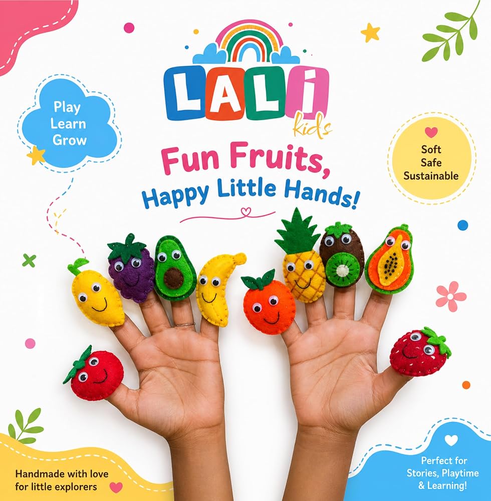 Fruit finger puppets product detail