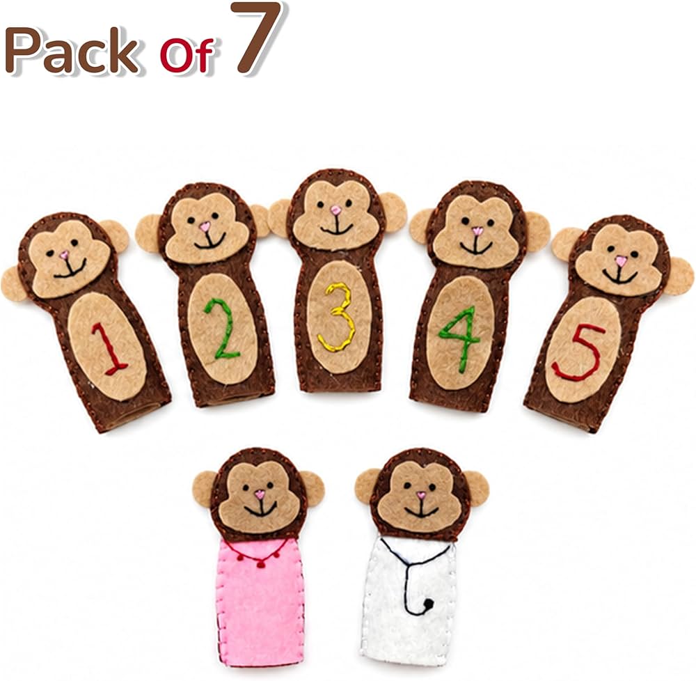 Little Monkeys puppets product view