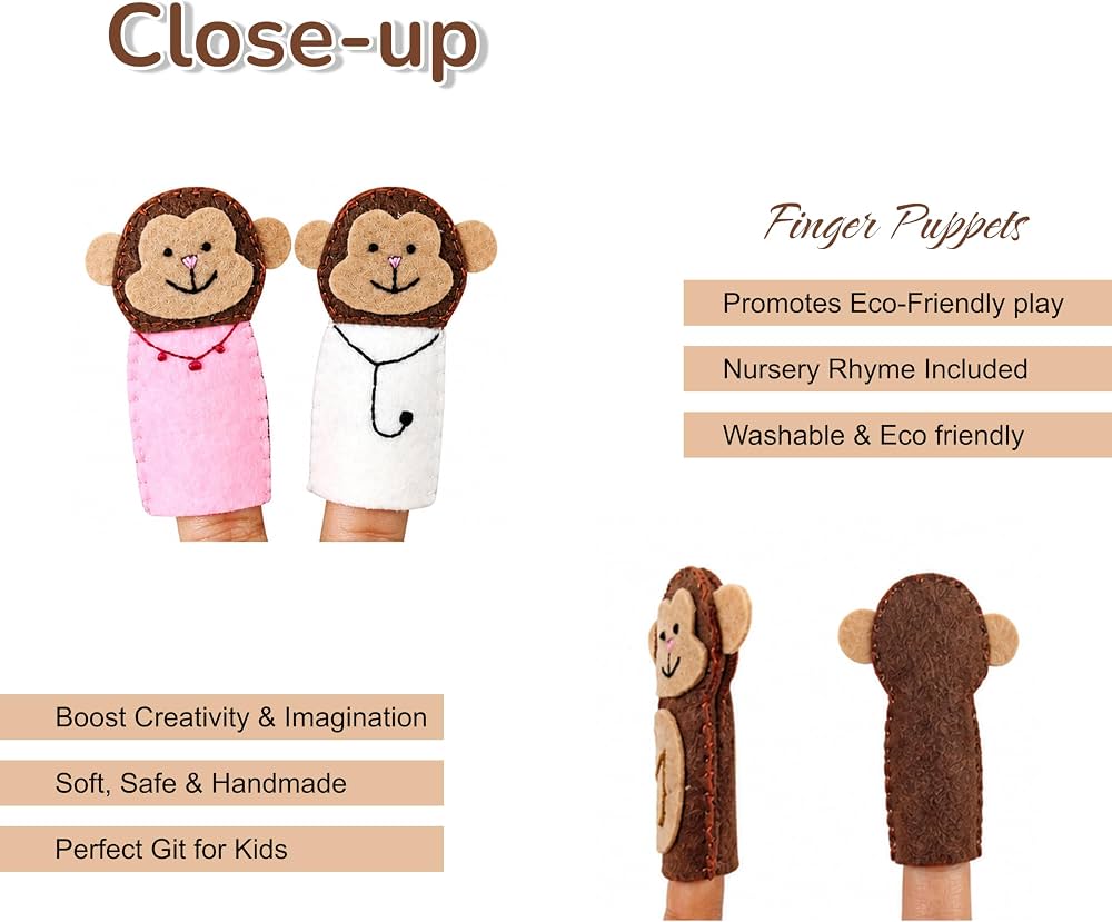Little Monkeys puppets product detail